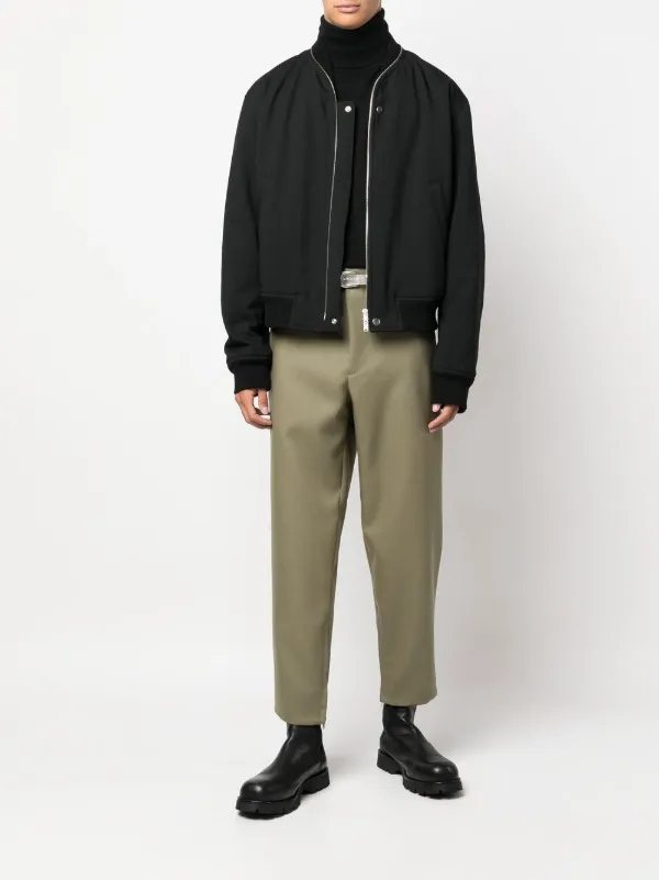 Jil Sander zip-detail Bomber Jacket - Farfetch