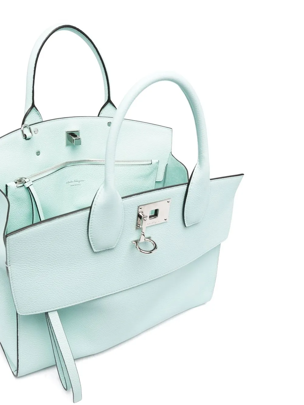 Gancini-clasp tote bag