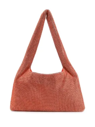 ショルダーバッグ・ポシェット KARA CRYSTAL FRINGE BEAN SHOULDER BAG Kara crystal-embellished Shoulder Bag | Orange | FARFETCH