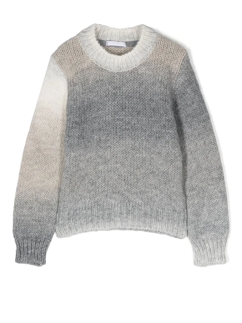 

Miss Grant Kids ombré effect knitted jumper - Grey