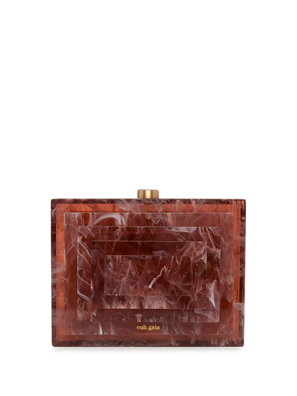 

Cult Gaia Logan geometric clutch bag - Red
