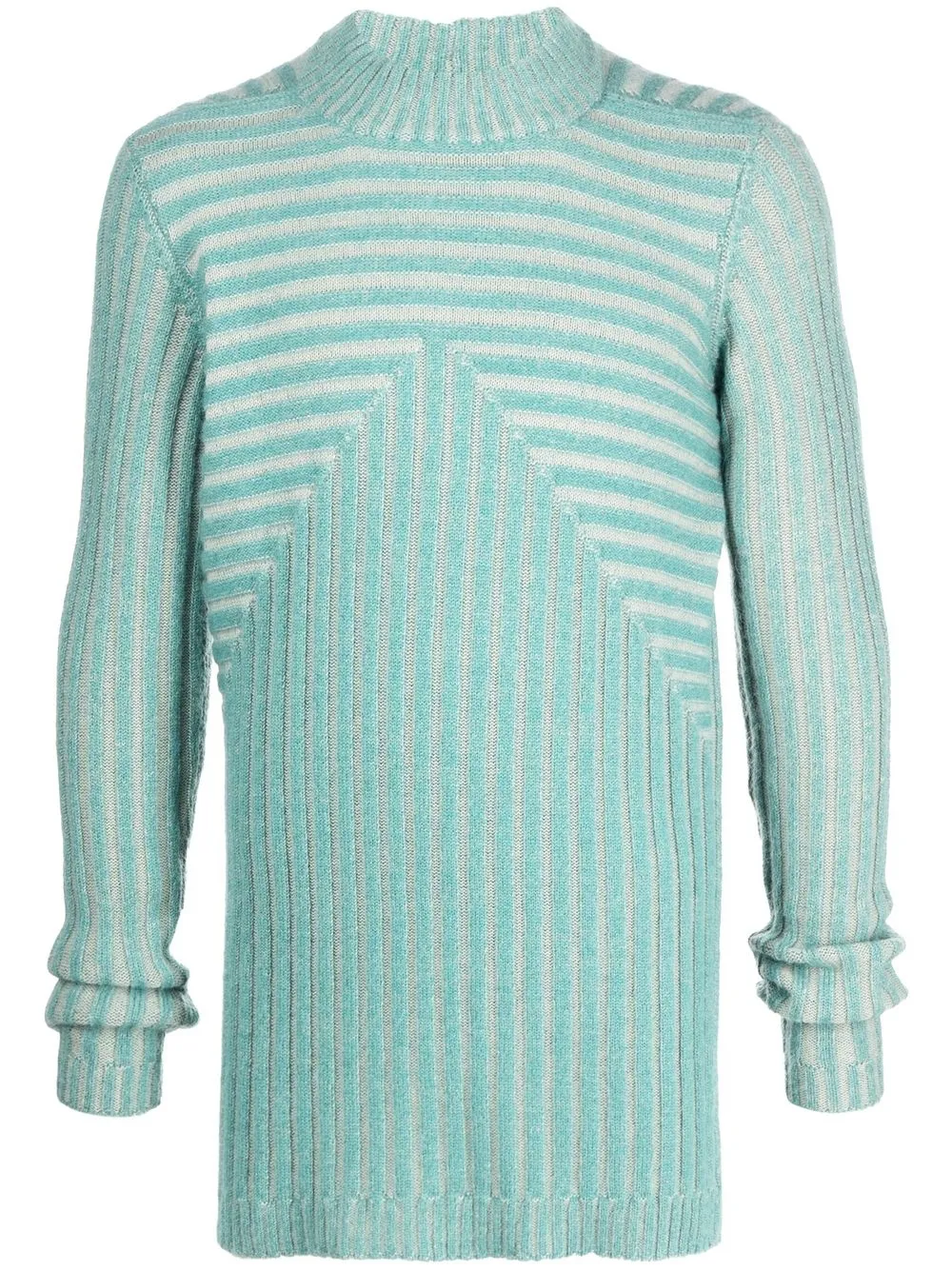 

Rick Owens Level Lupetto striped jumper - Blue