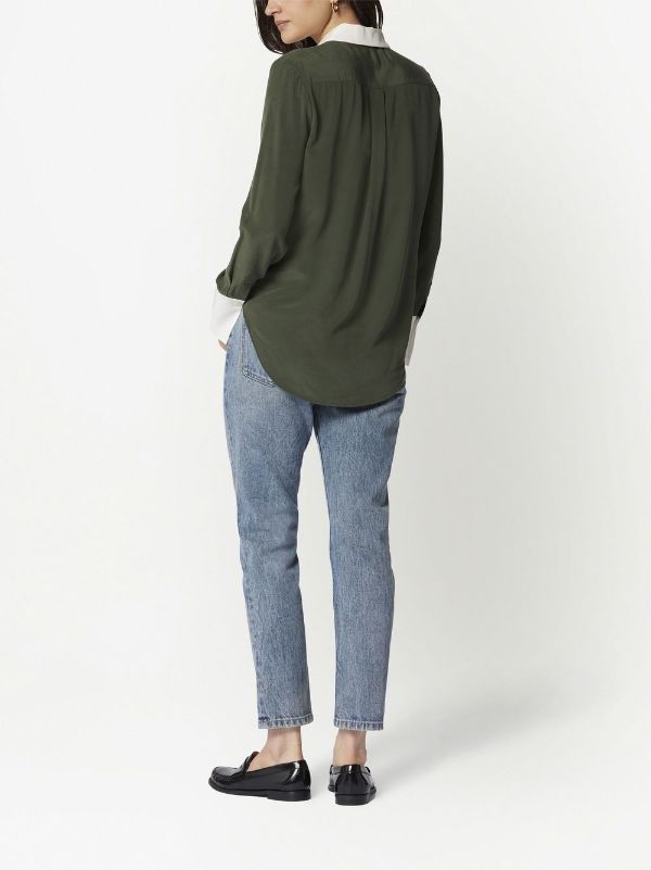 Equipment long-sleeve Silk Shirt - Farfetch