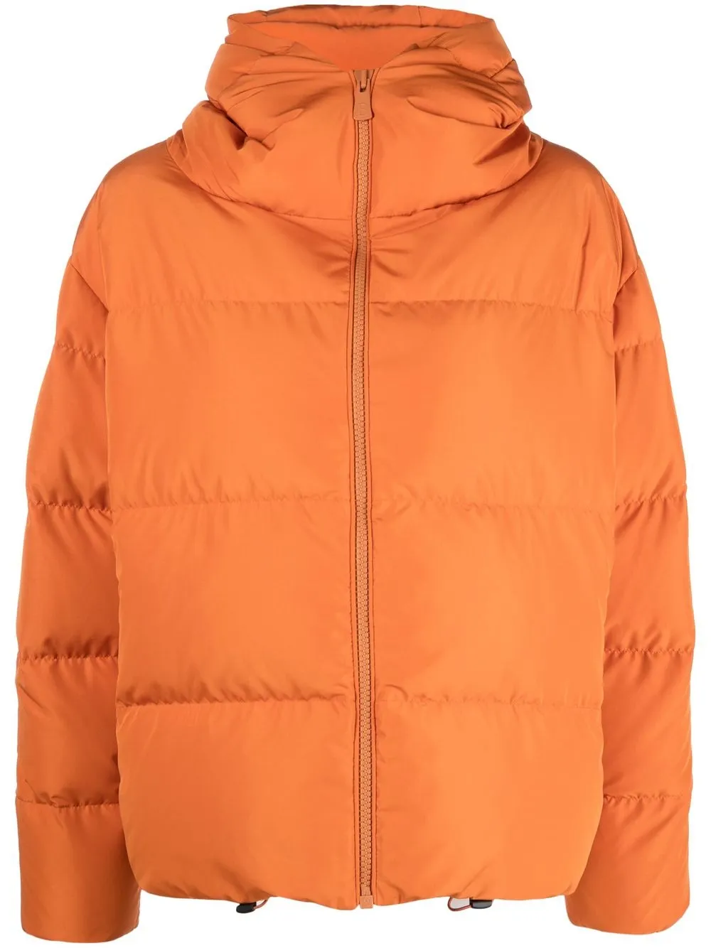 

Bacon logo-patch padded jacket - Orange