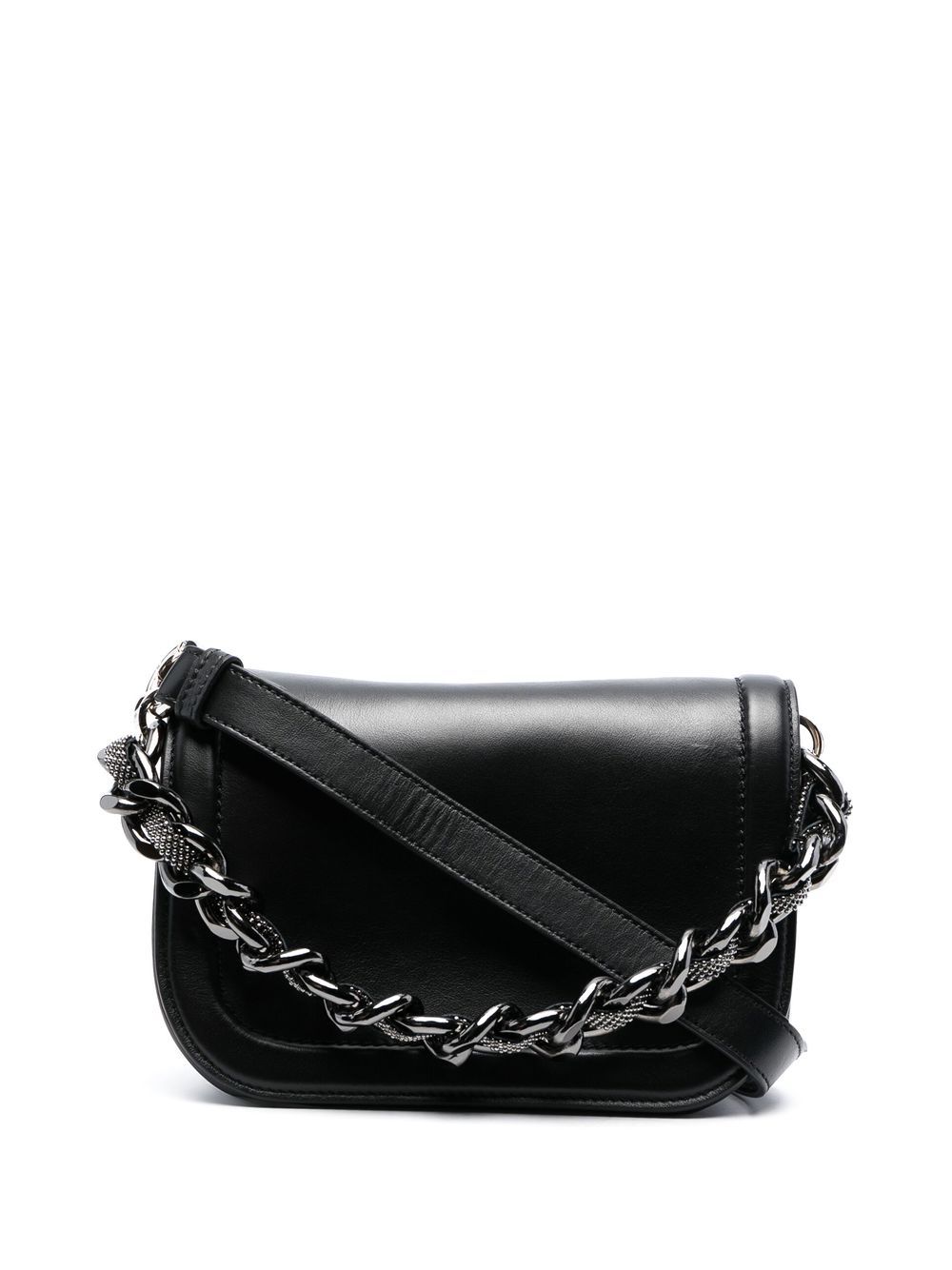 

Fabiana Filippi ball-chain shoulder strap bag - Black