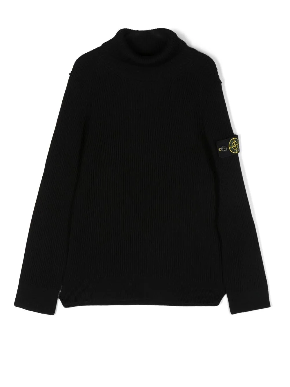 

Stone Island Junior suéter con parche del logo - Negro