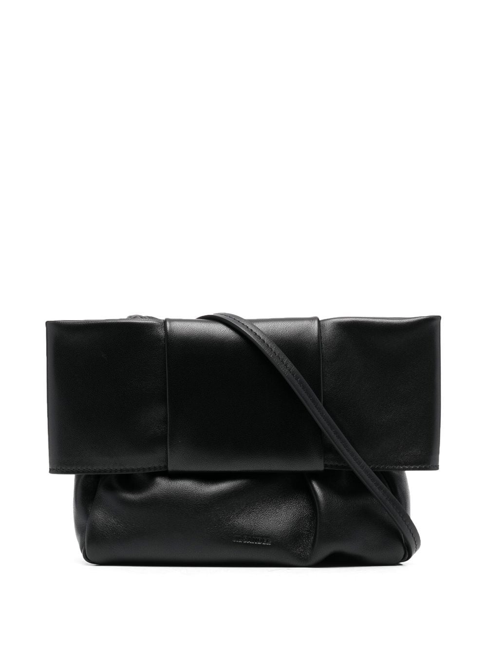 

Jil Sander bolsa de hombro con logo en relieve - Negro