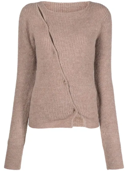 Cardigan Le Maille Pau à design asymétrique - Jacquemus - Modalova