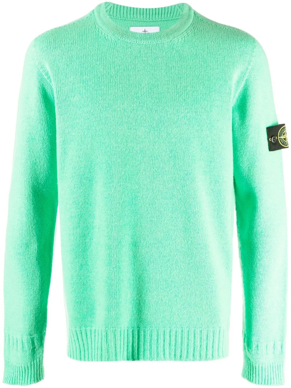 

Stone Island suéter con parche de brújula - Verde