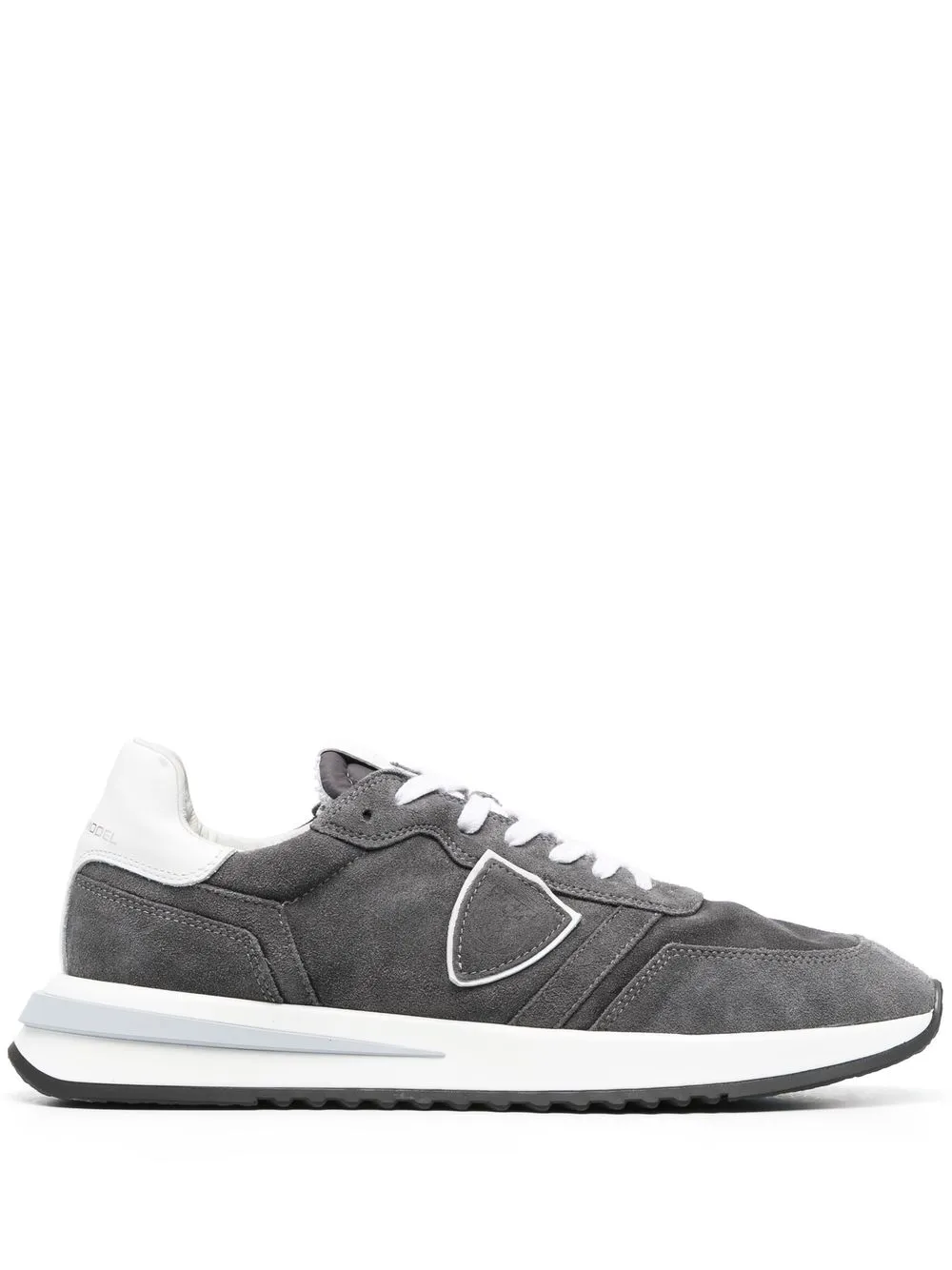 

Philippe Model Paris tenis bajos con agujetas - Gris