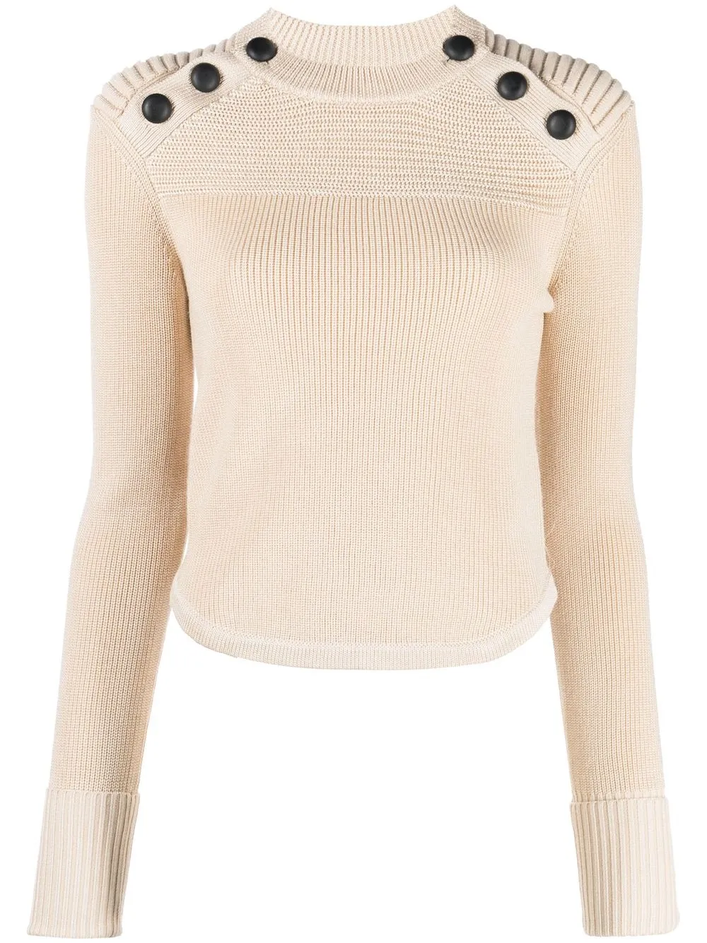 

Isabel Marant Étoile Hatfield double-button jumper - Neutrals