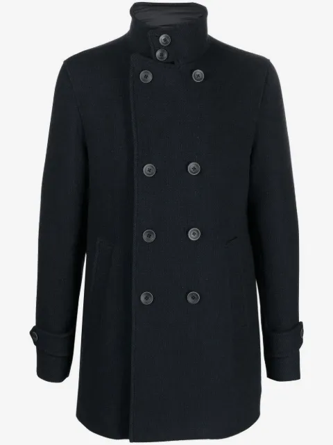 Herno double-breasted wool coat