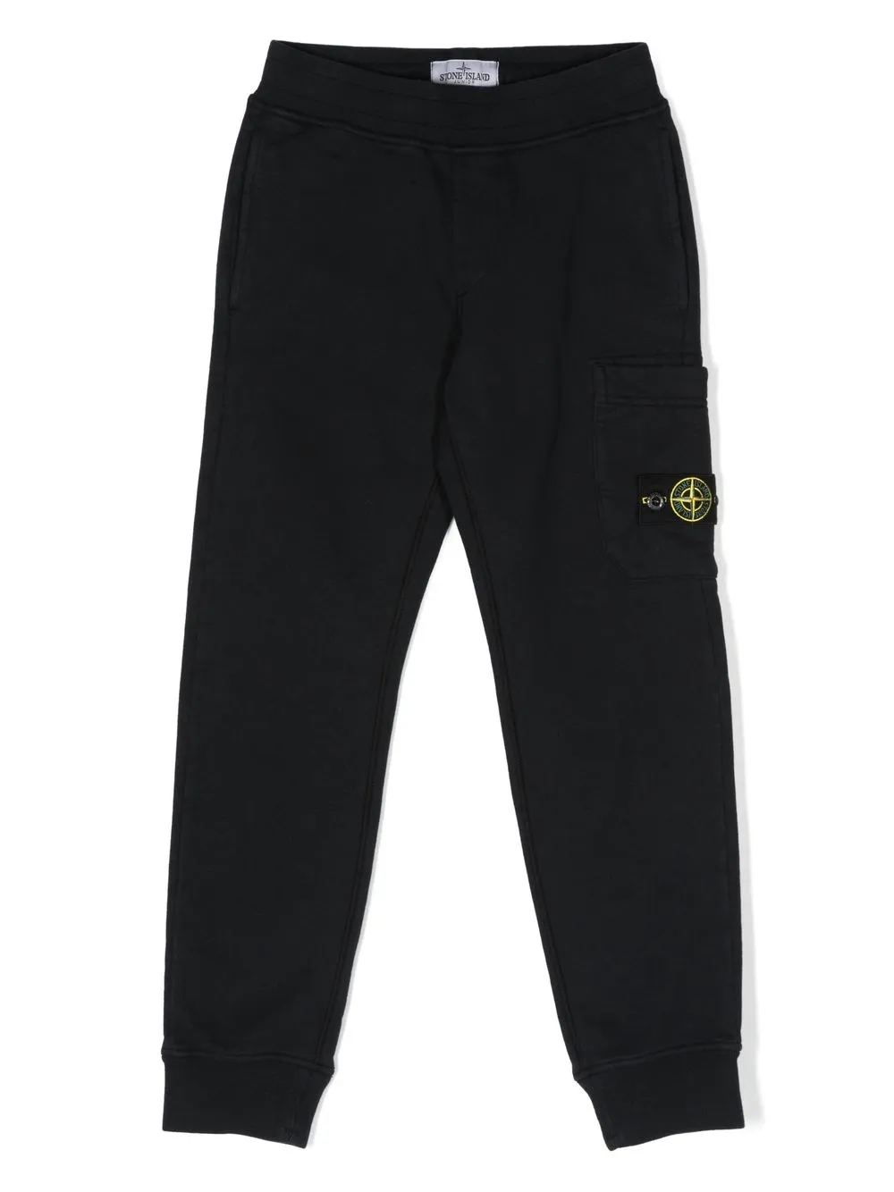 

Stone Island Junior pantalones con parche del logo - Azul