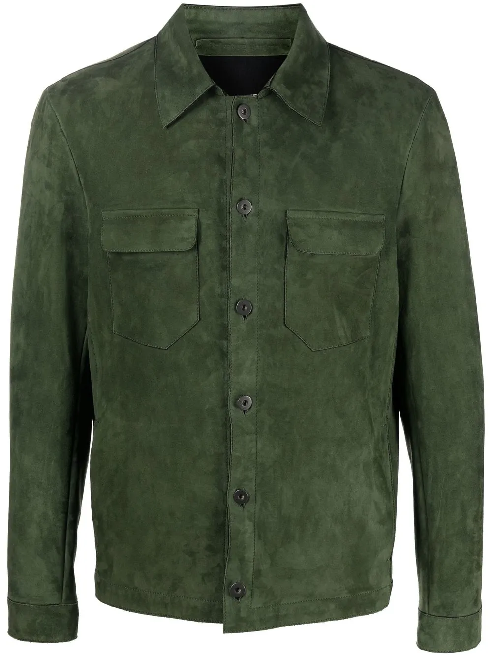 

Salvatore Santoro sobrecamisa con botones - Verde