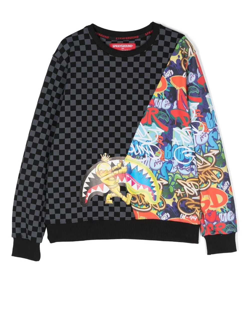 

sprayground kid sudadera con estampado gráfico - Gris