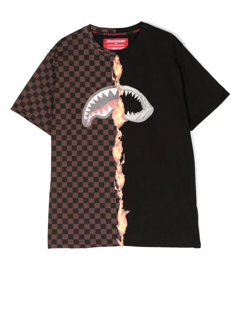 

sprayground kid playera con estampado gráfico - Negro