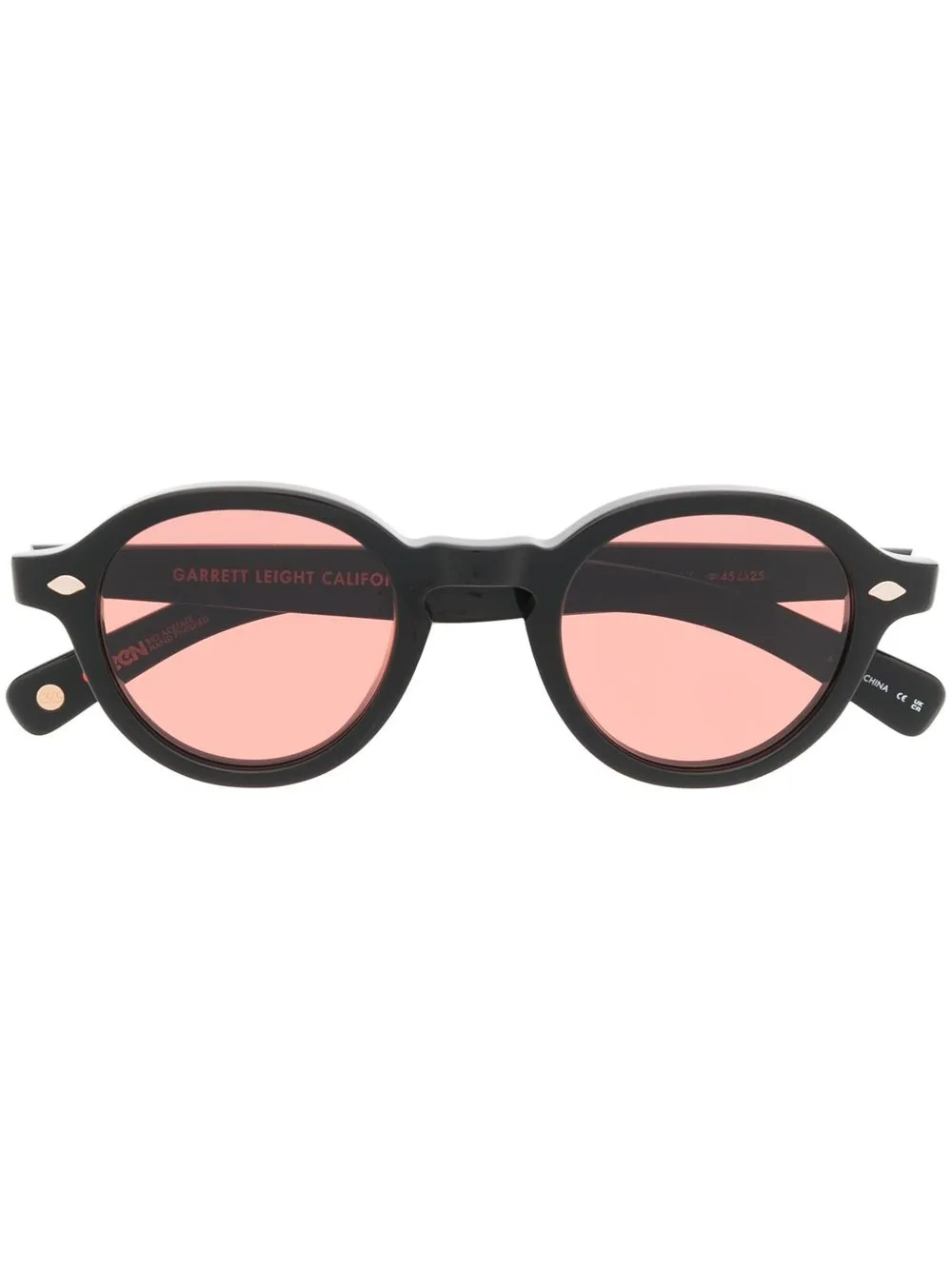 

Garrett Leight lentes de sol Flipper - Negro