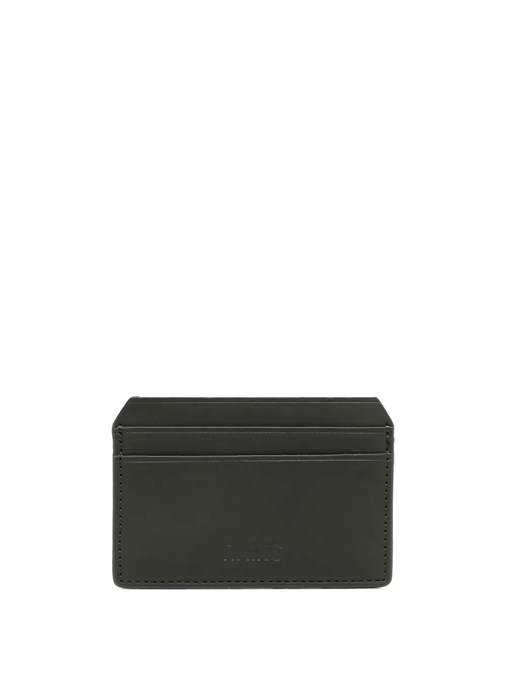 

Rains logo-debossed cardholder - Green