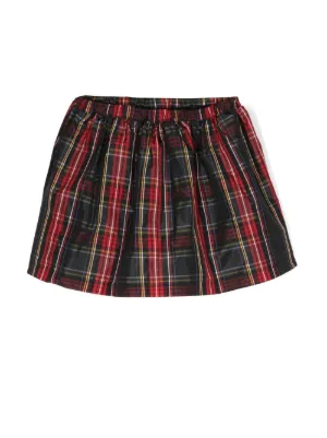 Farfetch Bambina Abbigliamento Gonne Gonne stampate Rosso Minigonna con motivo tartan 