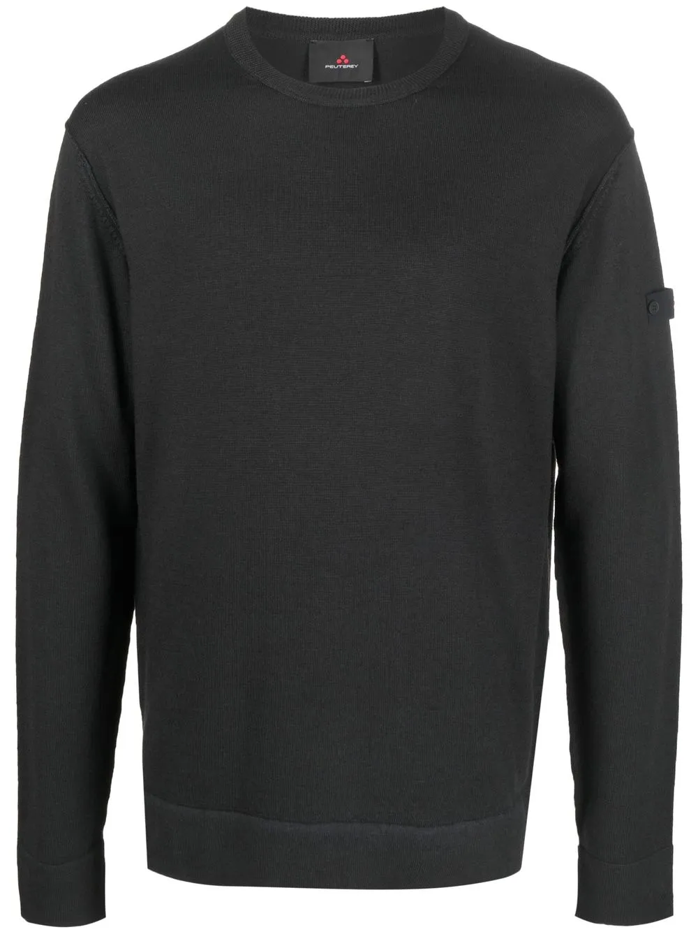 

Peuterey logo-patch crew-neck jumper - Black