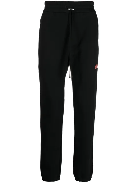 AMIRI logo-embroidered cotton track pants