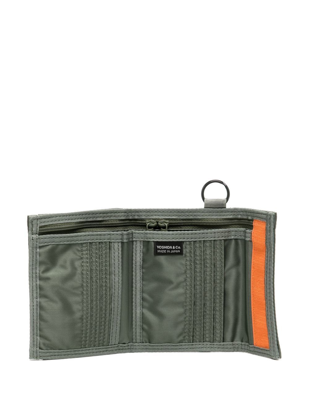 Shop Porter-yoshida & Co Tanker Touch-strap Wallet In Green