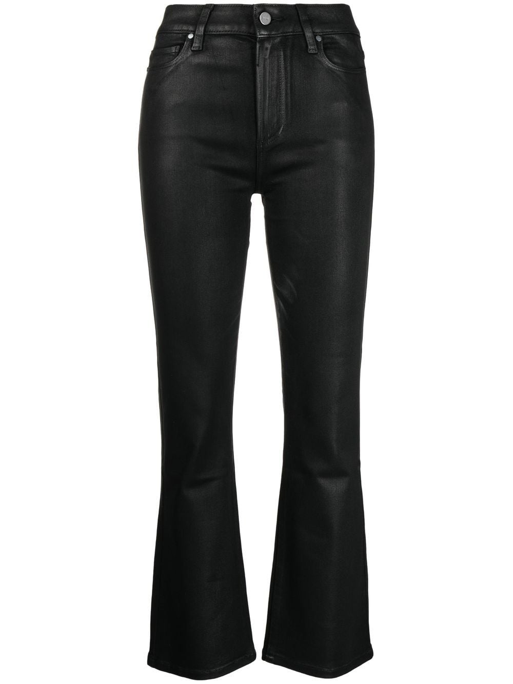 PAIGE Claudine Coated Flared Jeans - Farfetch