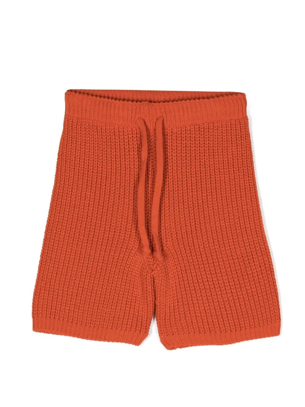 

Miss Grant Kids shorts tejidos con cordones - Naranja