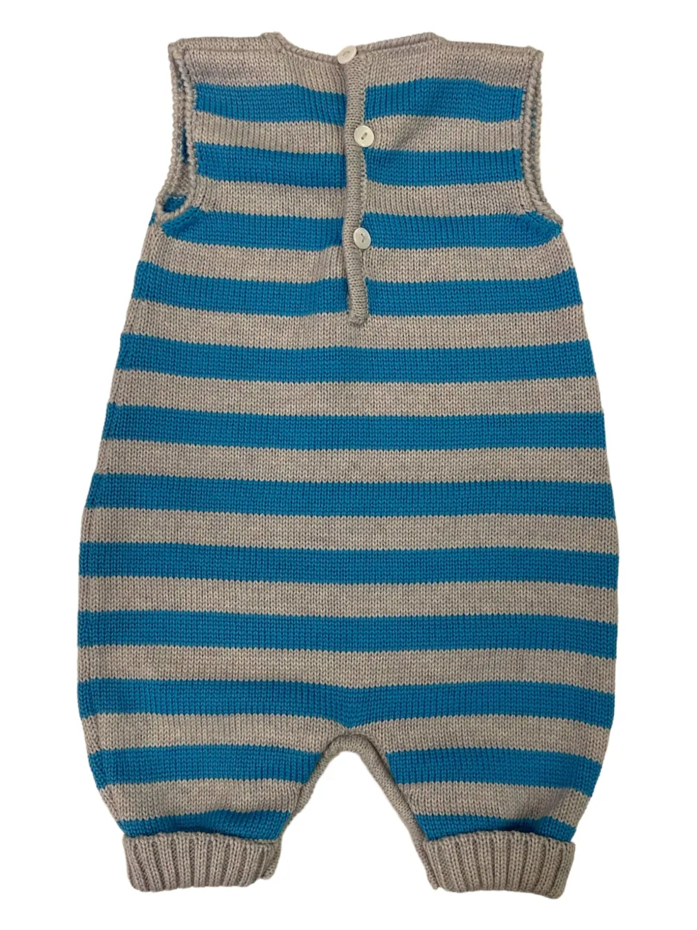 Little Bear striped-pattern sleeveless romper | Rompers | Image 2