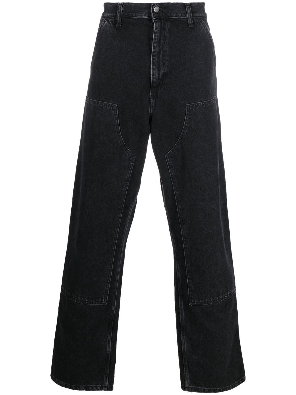 

Carhartt WIP jeans anchos con doble rodilla - Negro