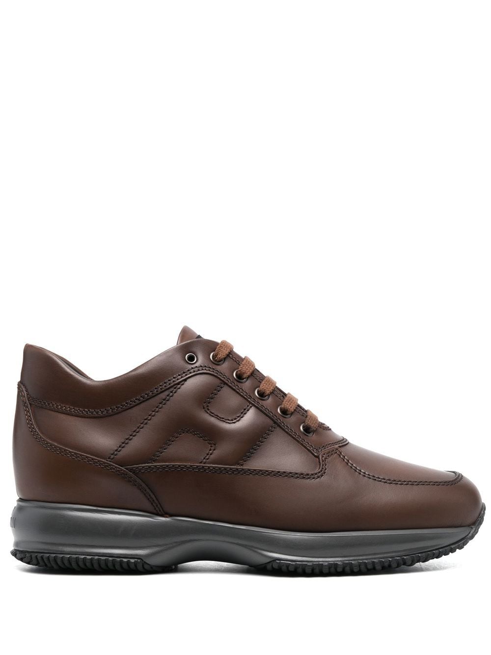 

Hogan Interactive lace-up sneakers - Brown