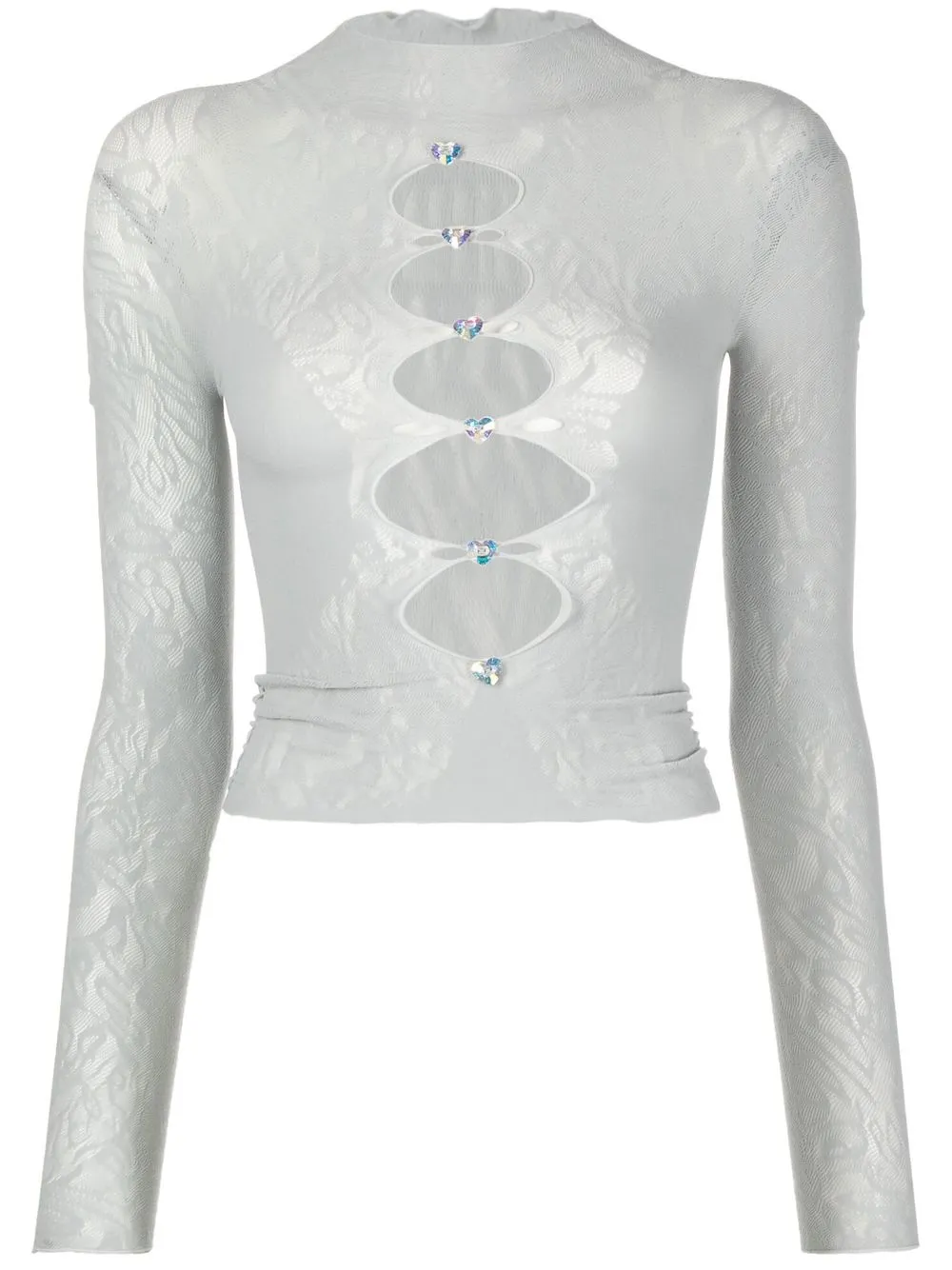

POSTER GIRL top Zenobia - Gris