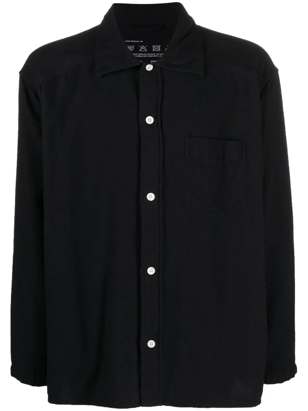 

mfpen long-sleeve cotton shirt - Black