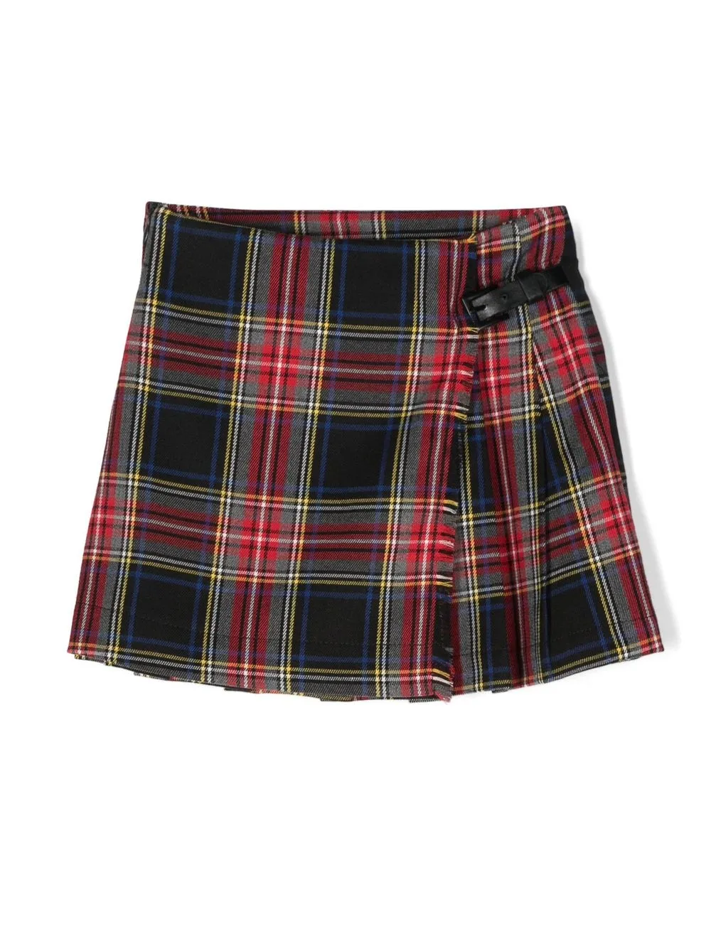 

Piccola Ludo tartan pleated skirt - Red