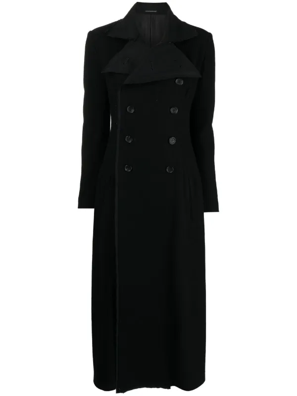 long coat double breasted