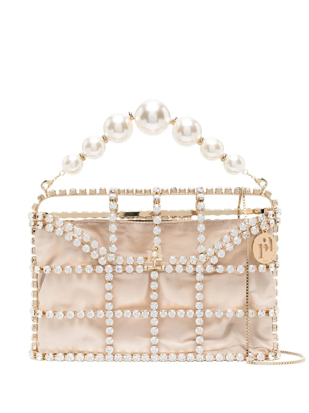 

Rosantica Holli crystal-embellished clutch bag - Gold