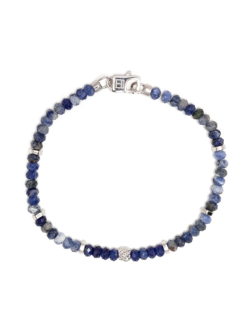 

Tateossian pulsera con detalle de cuentas - Azul