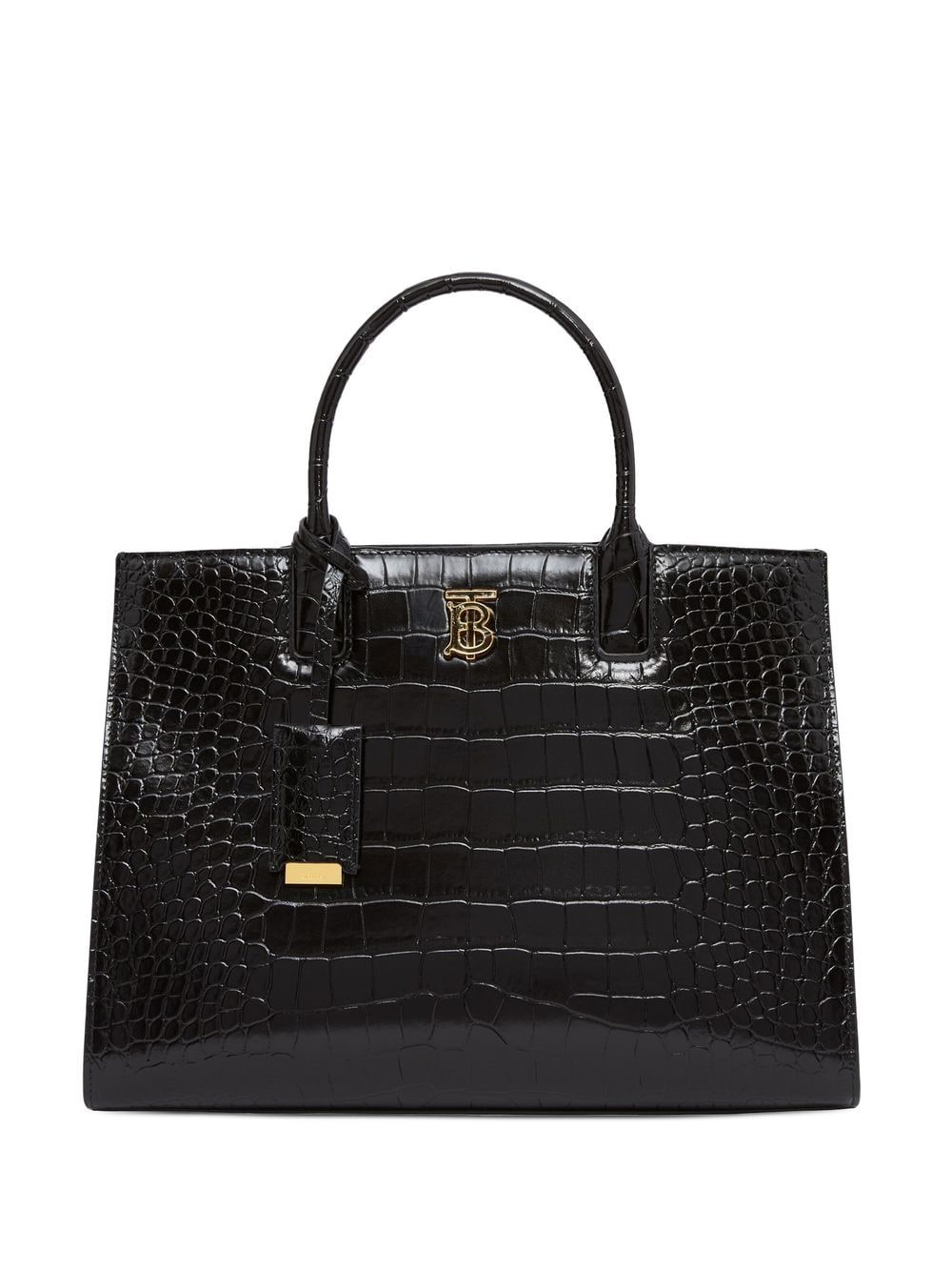 

Burberry tote Frances pequeño - Negro