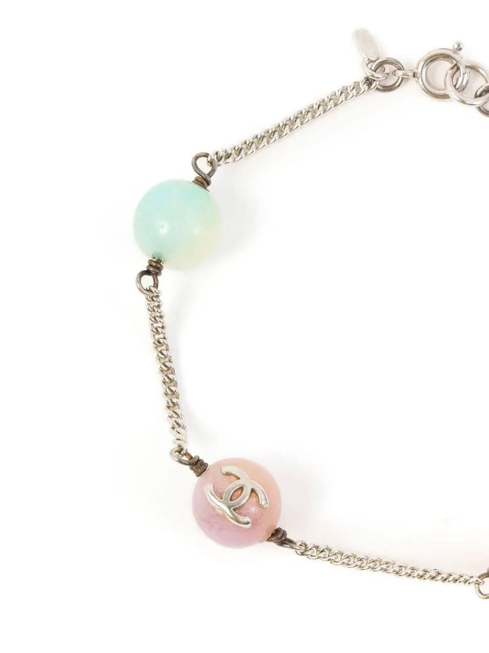 1999 marble-detailed chain-link bracelet