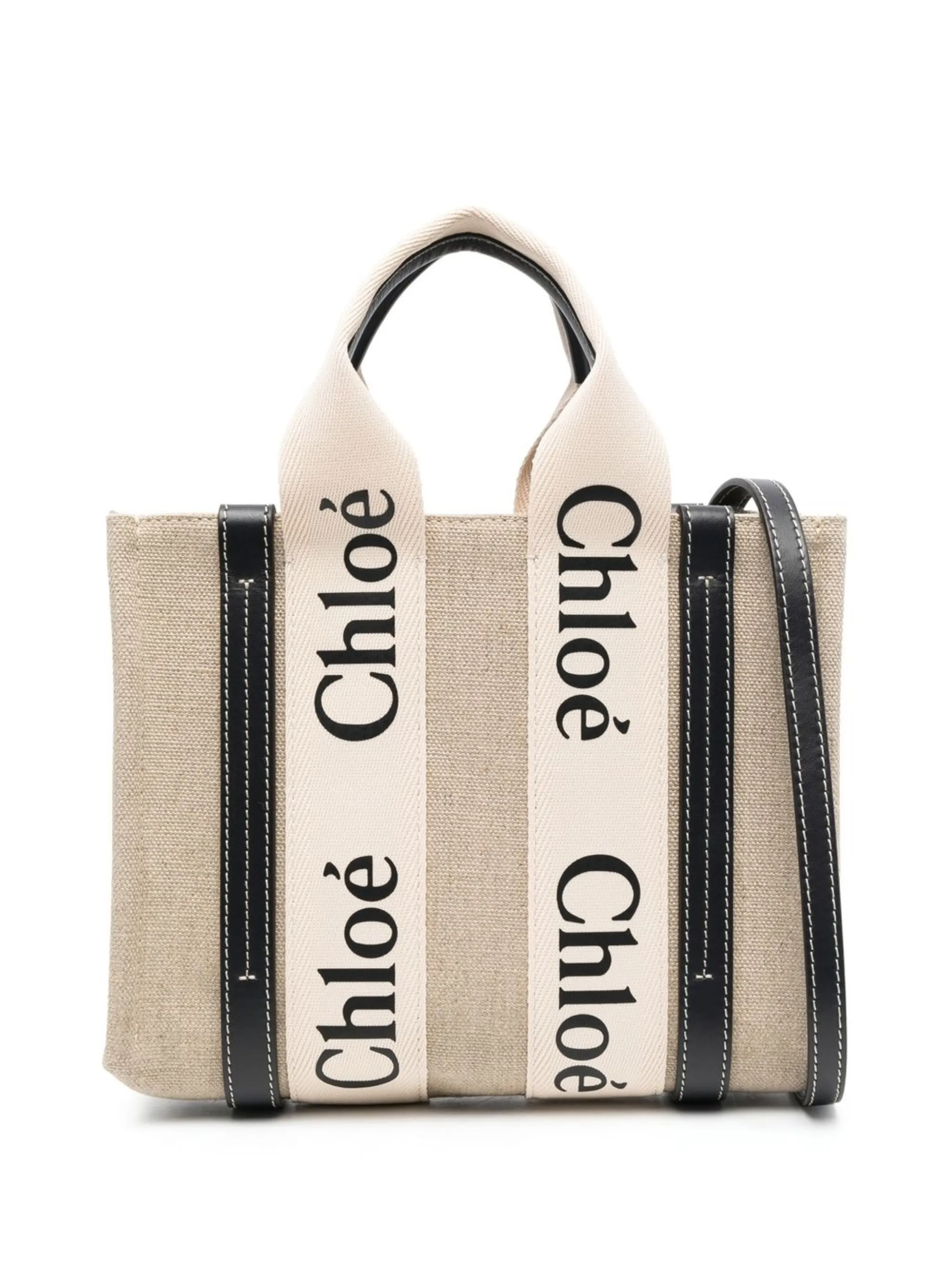 Chloé Woody Logo-Strap Tote Bag