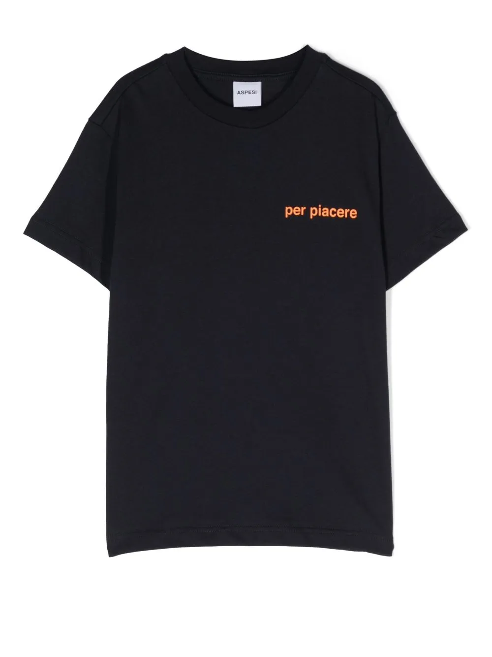 

Aspesi Kids logo-print cotton T-shirt - Blue