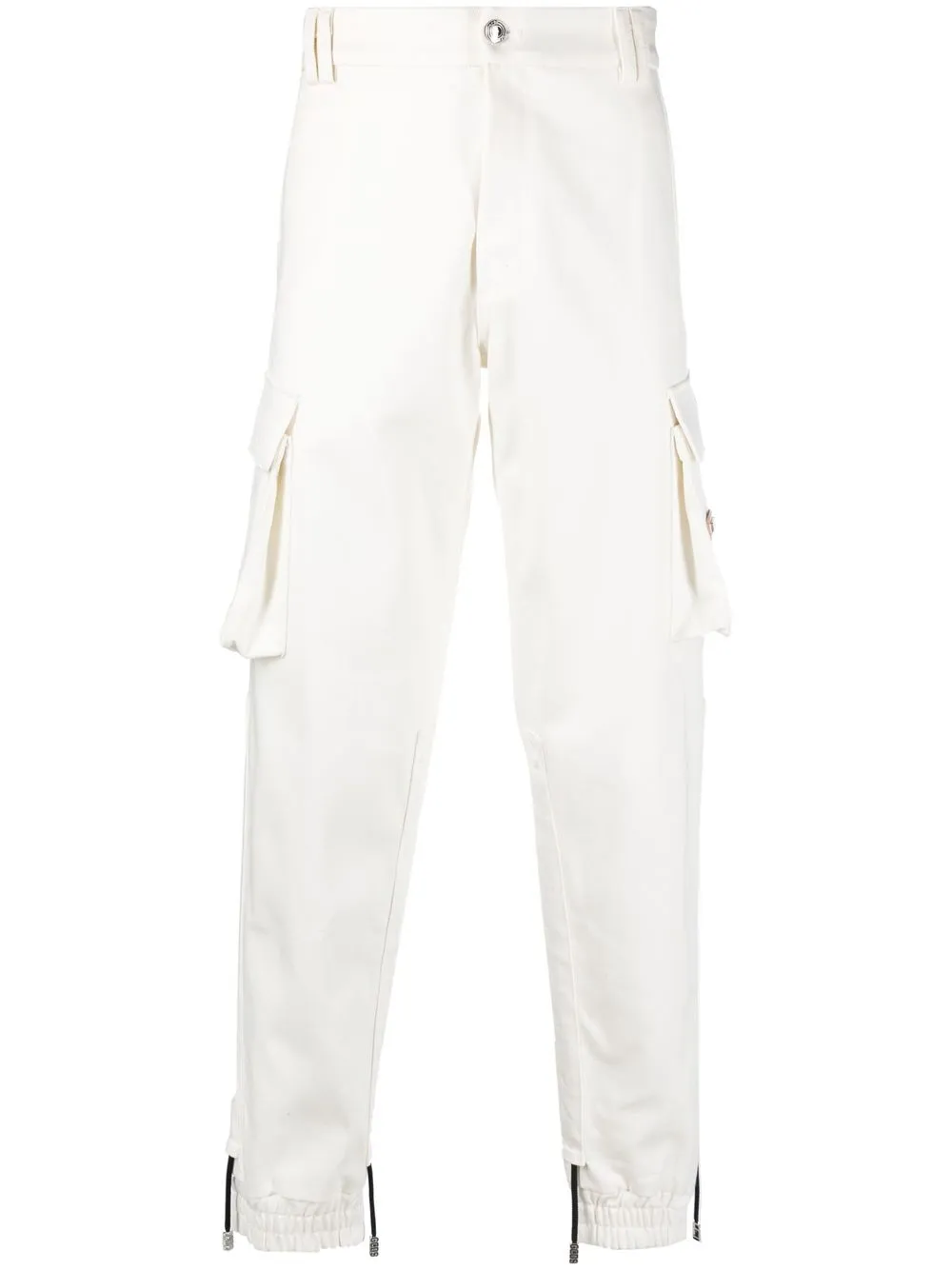 

Gcds pantalones cargo con parche del logo - Blanco