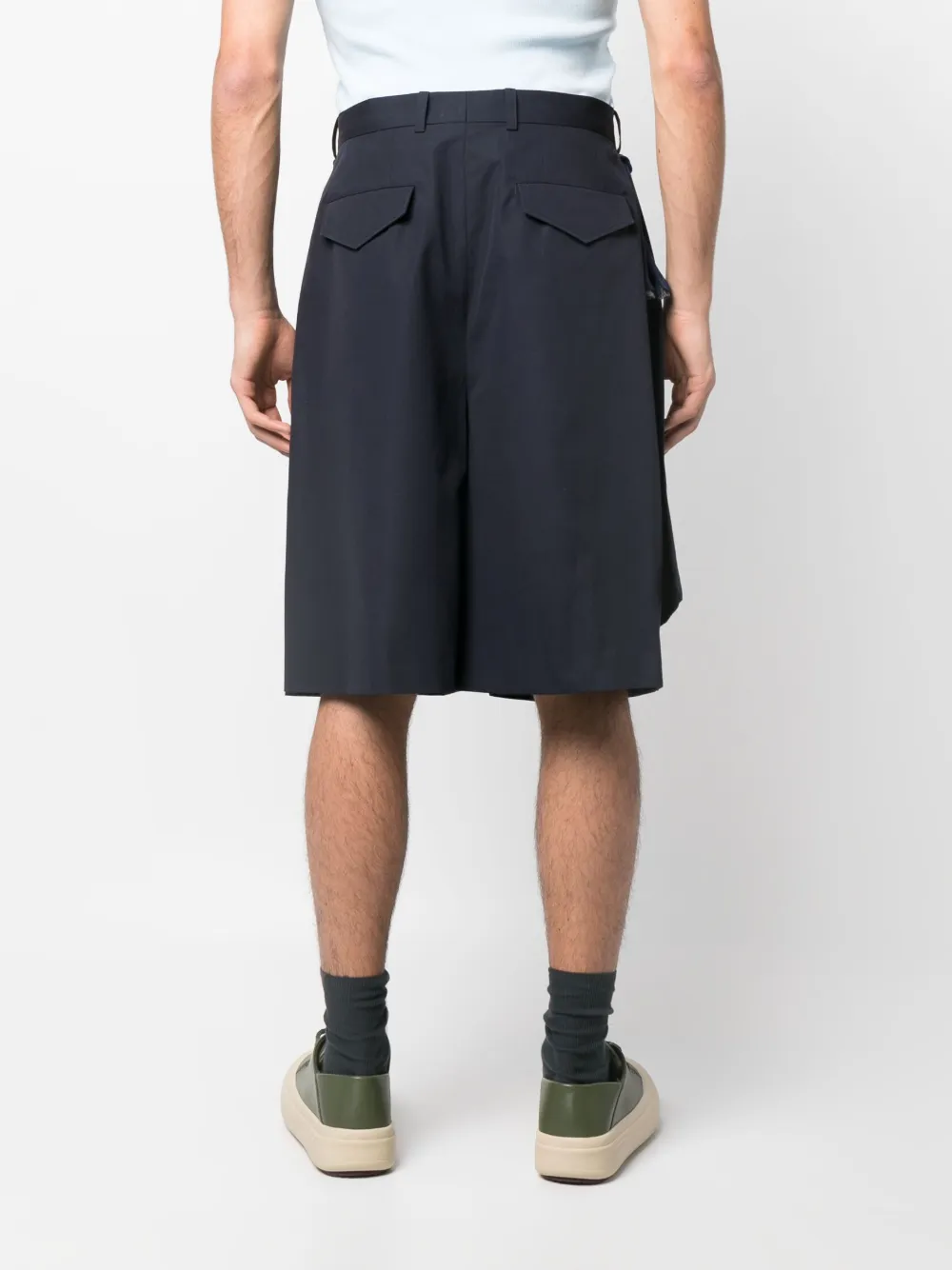 Namacheko Double Waistband Shorts | Black | FARFETCH IN NAMACHEKO