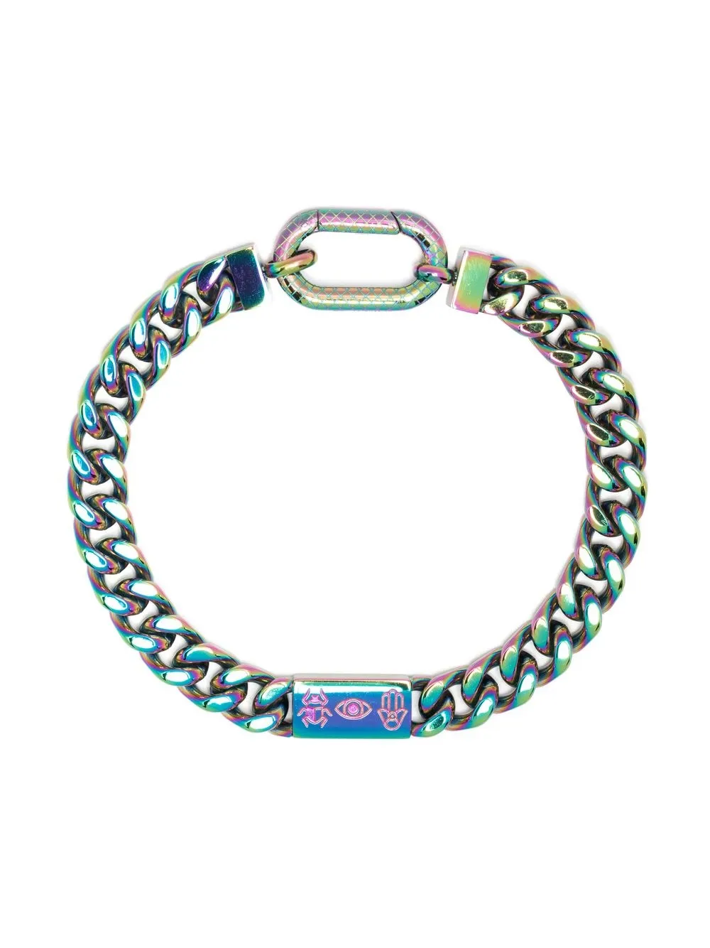 

Tateossian iridescent chain-link bracelet - Multicolour