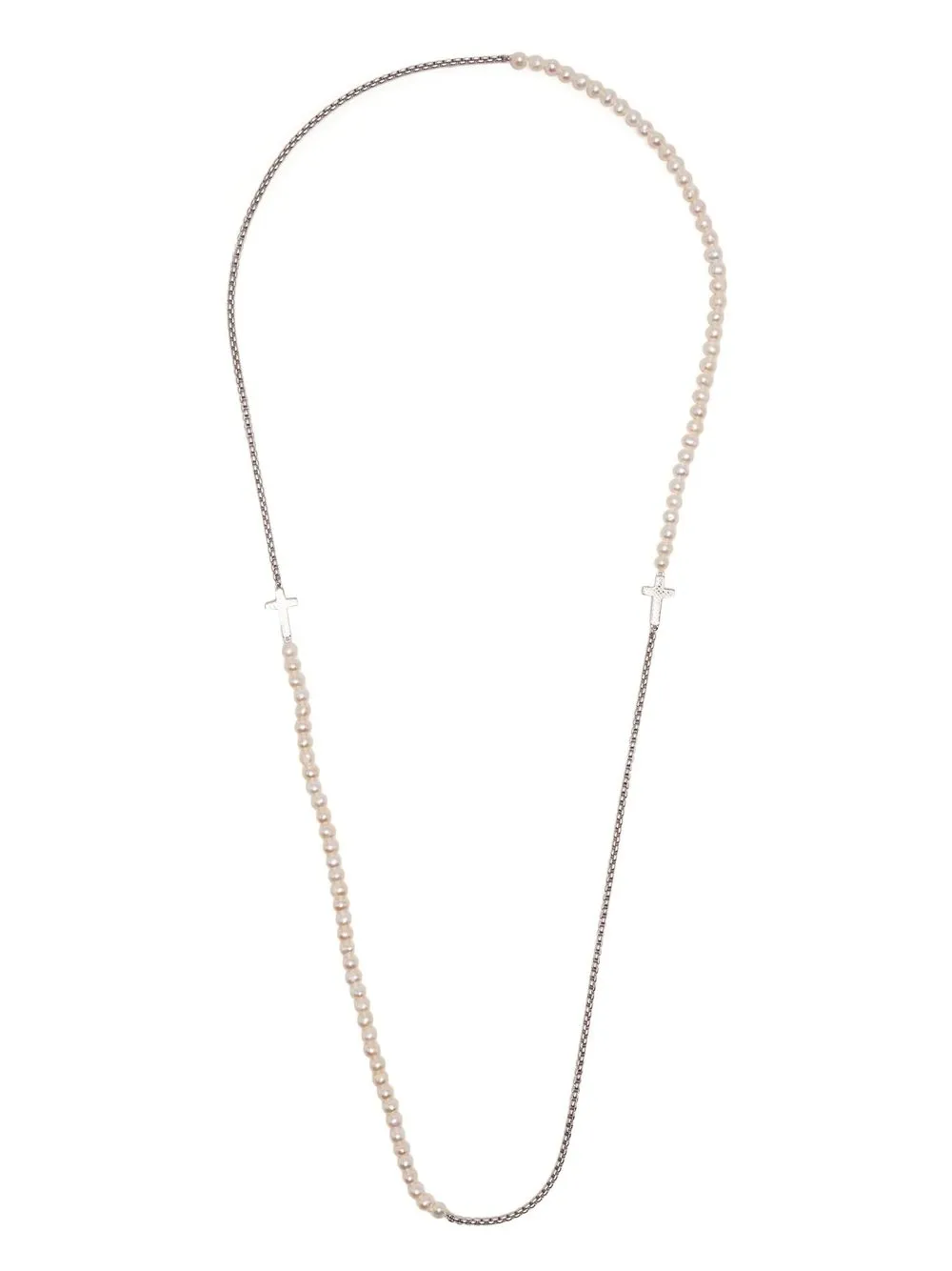 

Tateossian Ipanema pearl necklace - Silver