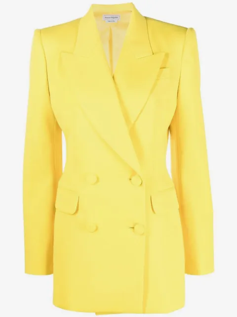 Alexander McQueen blazer con doble botonadura