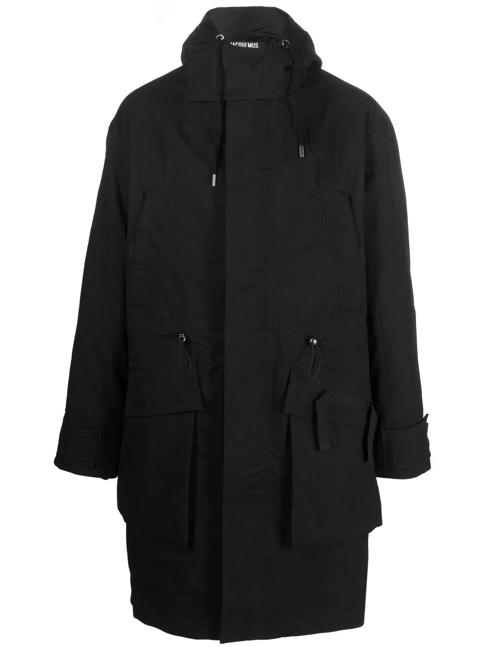 

Jacquemus abrigo estilo parka con capucha - Negro