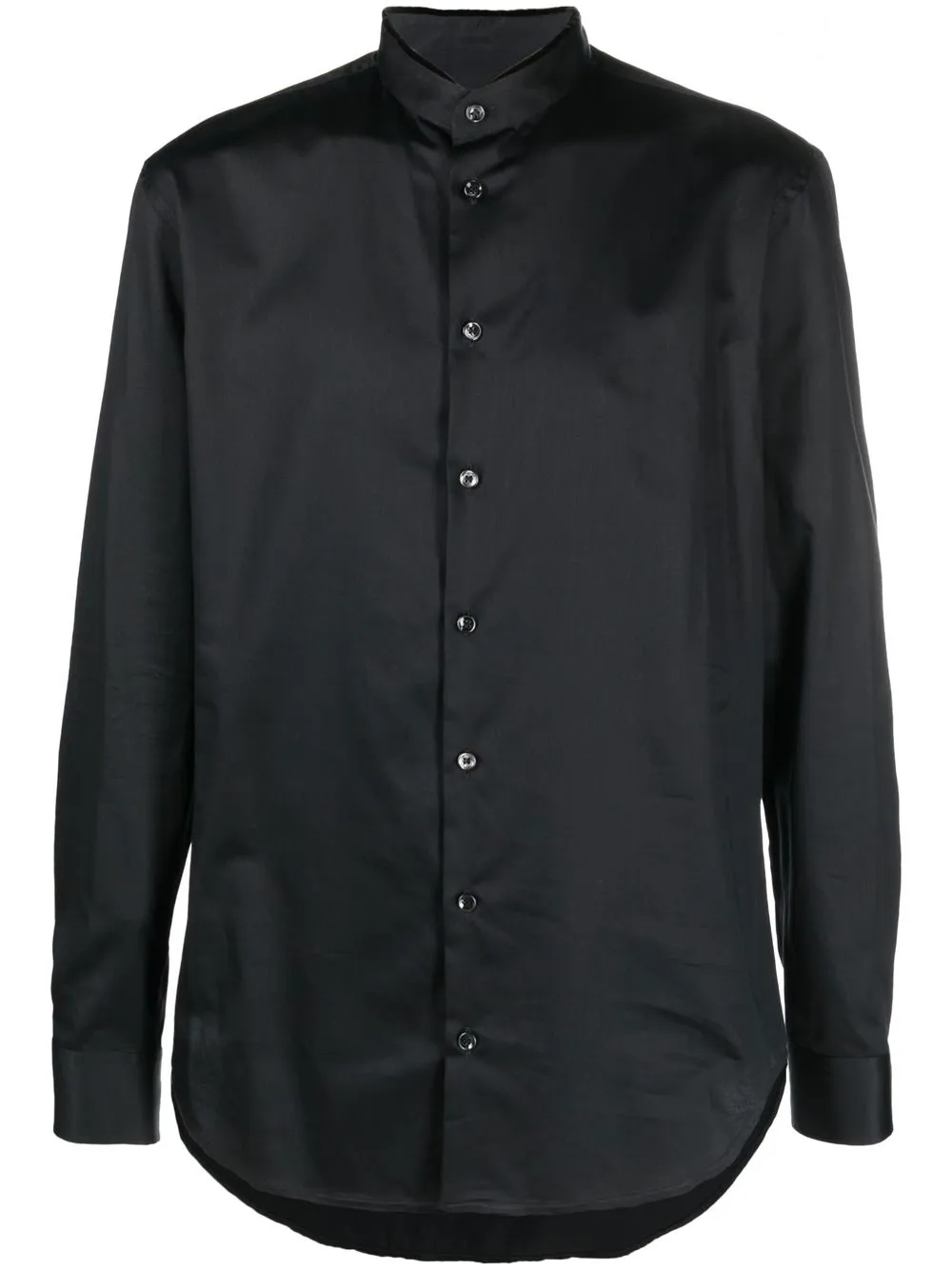 

Giorgio Armani camisa manga larga con botones - Negro