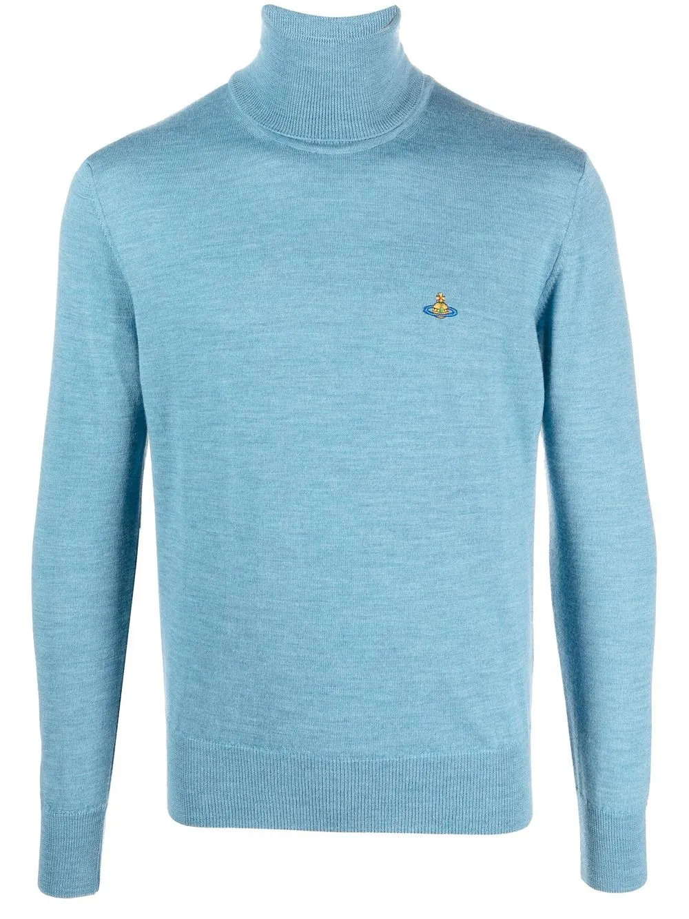 

Vivienne Westwood Orb-embroidered virgin wool jumper - Blue