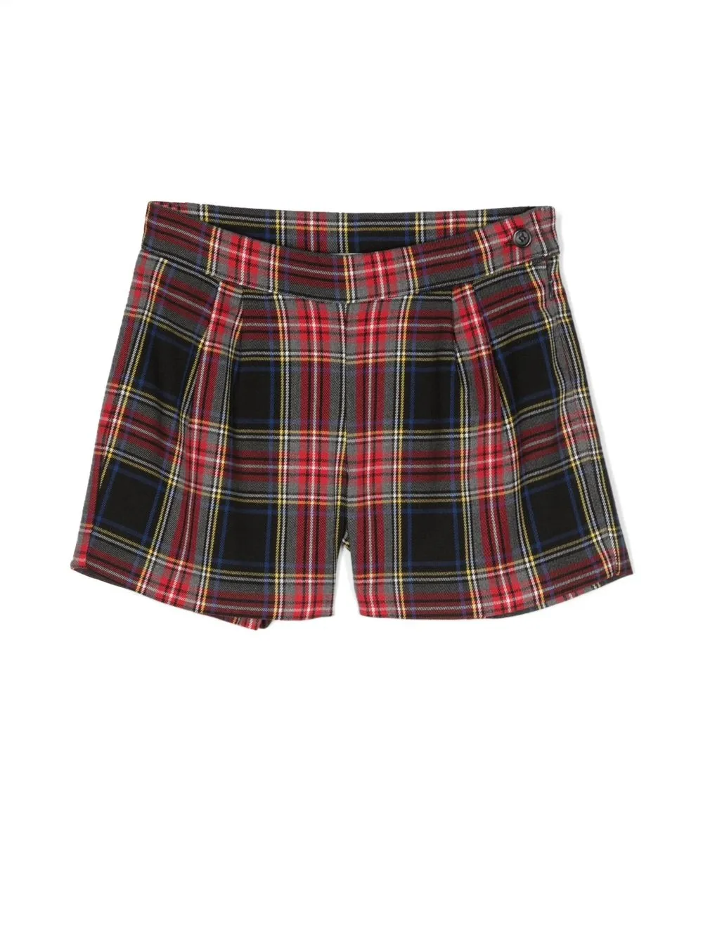 

Piccola Ludo shorts con motivo de cuadros tartán - Rojo